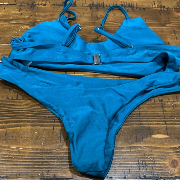 Women's SherryDC Teal Bikini Set - Picture 2 of 3